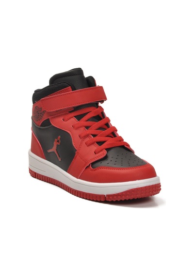 Kırmızı Bilek Boy Erkek Çocuk Sneaker Haykat Uzun F Kırmızı