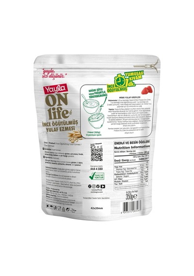 Life İnce Öğütülmüş Yulaf Ezmesi 350 Gr