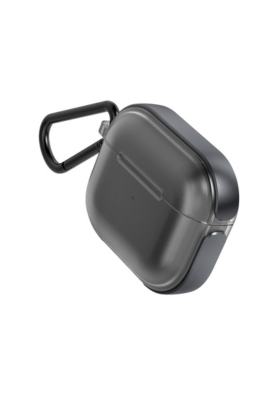 Apple Uyumlu AirPods 3.Nesil Kılıf Askı Aparatlı Raptic Air Serisi Kılıf Siyah