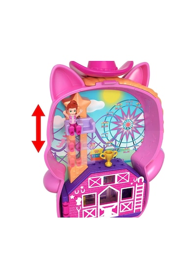 Jcr39 Polly Pocket Midilliyle Rodeo Heyecanı Mikro Oyun Seti Standart