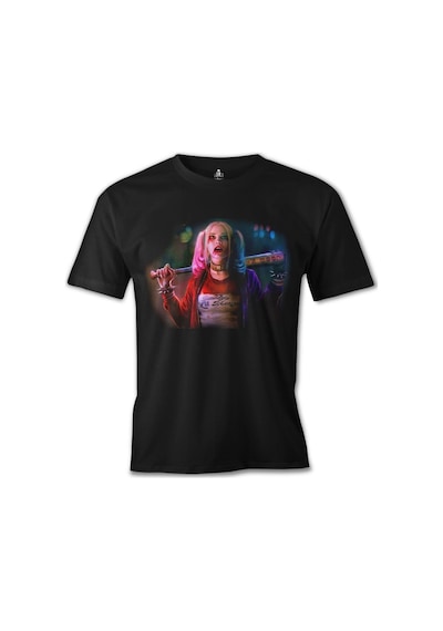 Suicide Squad - Daddy'S Mons Siyah Erkek Tshirt