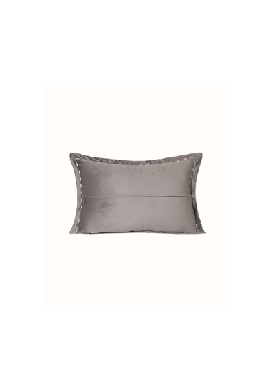Koza Home İbiza Antrasit Kadife Yastık 30x50 5016