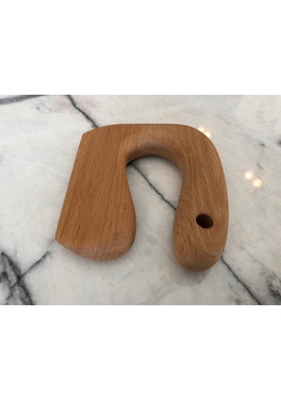 Montessorı Emniyetli Çocuk Doğrama Bıçağı Kayın Ahşap