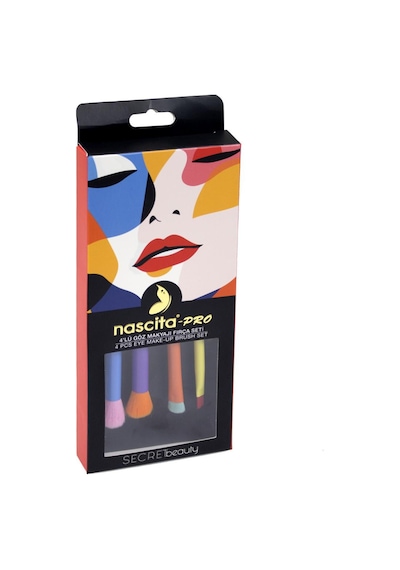 Nascita Secret Beauty 4 Lü Göz Makyaj Fırça Seti - 134