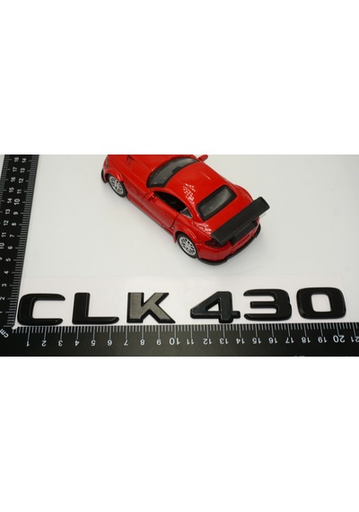 CLK 430 Bagaj Parlak Siyah ABS 3M 3D Yazı Logo