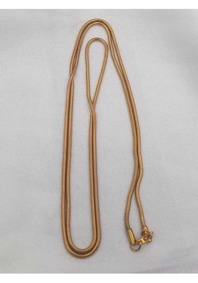 Vog Solucan Model Rose Renk 2mm 80 Cm Çelik Kolye