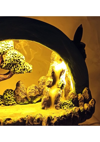 Işıklı Tütsülüklü Hayal Çemberi Geriakış Tütsülük Gece Lambası K Amber