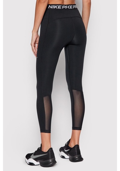 Nike Pro 365 Mid-rise Crop Training Legging Tight Fit Toparlayıcı Siyah Tayt Siyah