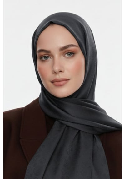 Mizalle & Yaqa Filigranlı Haki Şal Haki