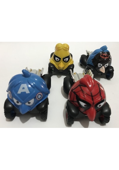Super Hero batman-robın Angry Bırds Pilli Oyuncak Arabalar