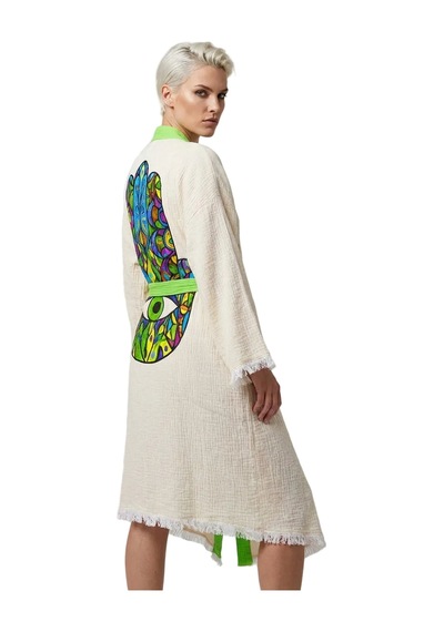 Brandsmiths Talisman Bloom Kimono Yeşil