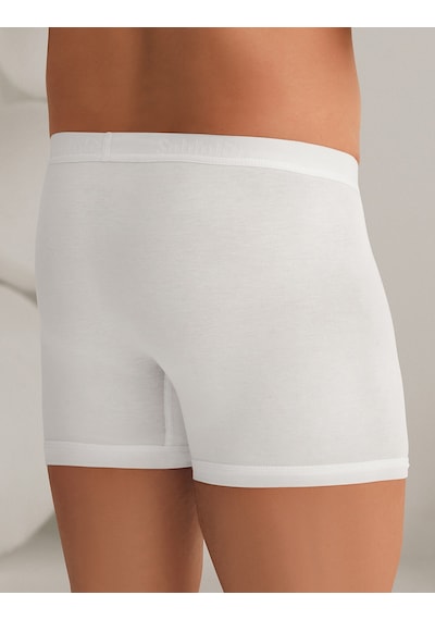 Şahinler Likralı Modal Boxer Me141-By Beyaz