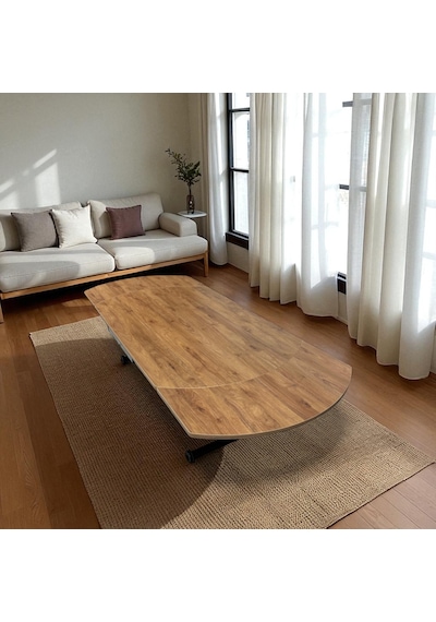 Oval Yan Baştan Açılır Akıllı Masa Üst Tabla Mdf Yüksekliği Ayarlanabilir Pratik Siyah Mekanizmalı Ceviz Oval Yan Baştan Açılır Akıllı Masa Üst Tabla Mdf Yüksekliği Ayarlanabilir Pratik Siyah Mekanizmalı Ceviz
