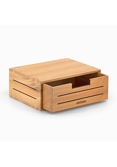 Woodsaka - 3line Mini Çekmece - Masaüstü Kutu