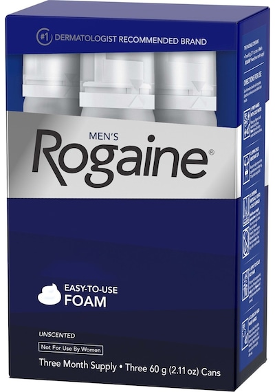 Rogaine Men's Foam 3 Month 180 Gr