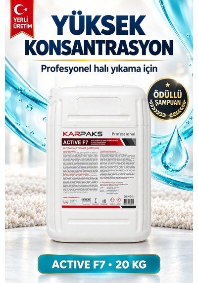 Active F7 Ultra Halı Yıkama Şampuanı 20kg Tekli
