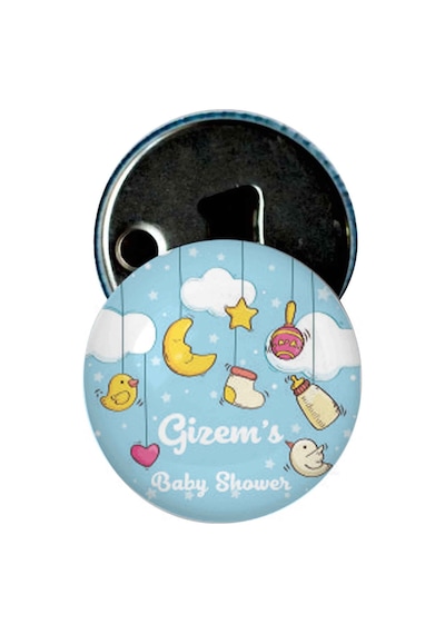 Famous Bebek Şekeri Magnet Bebek Mevlüt Hediyelik Isimli Kapak Açacak  (434856173)