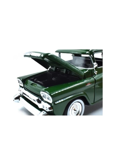 Motor Max Koleksiyon 1 / 24 Ölçek 1958 Gmc 100 Pickup Model Metal Araba Yeşil
