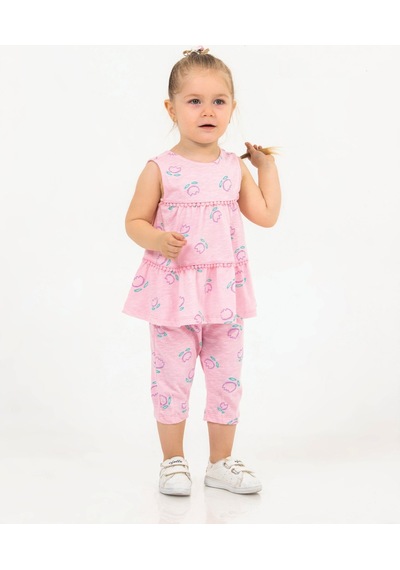 Harika Kids Kız Bebek Tunik Model Alt-üst Takım 001