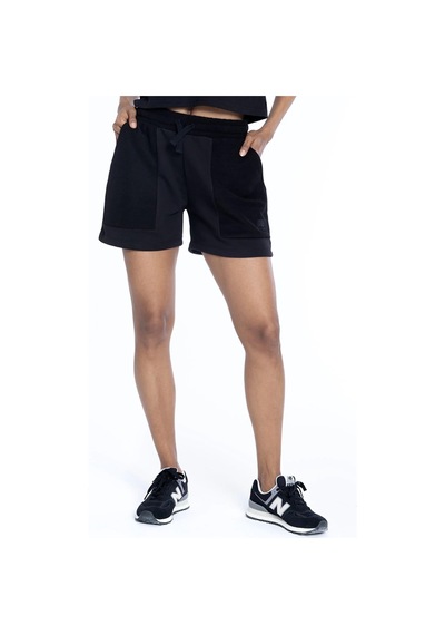 New Balance Pamuklu Siyah Kadın Şort Wns1357-bk