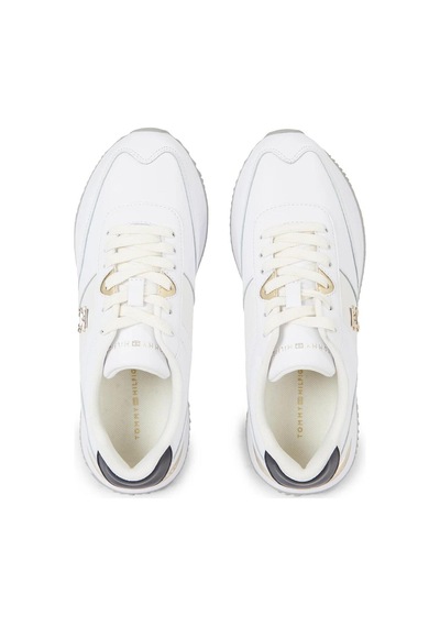 Tommy Hilfiger Th Elevated Femınıne Runner Gld Beyaz