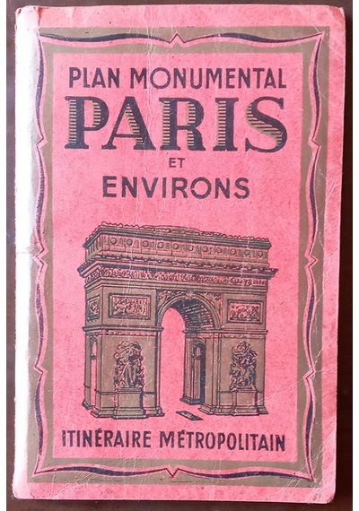 Plan Monumental Paris Et Environs