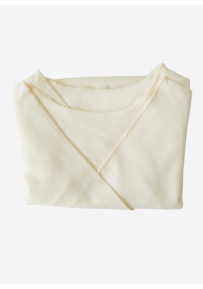 Kitikate Organik Basic 2'li İç Zıbın Natural Krem
