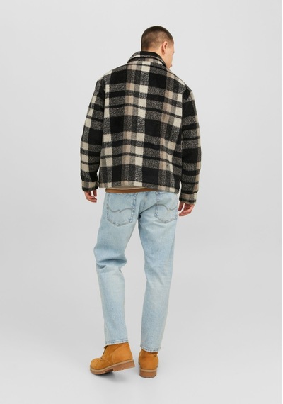 Jack & Jones Yün Görünümlü Ekose Desenli Ceket - Cole 12238915 Chocolate Brown Kahverengi Jack & Jones Yün Görünümlü Ekose Desenli Ceket - Cole 12238915 Chocolate Brown Kahverengi
