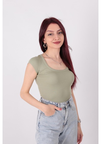 Busem S0016476 Kadın Bluz Su Yeşil