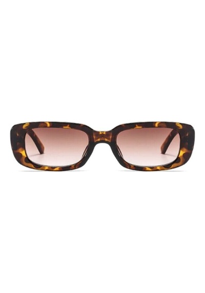 Keystro Leopar Kare Vintage&retro Güneş Gözlüğü