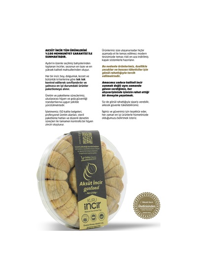Garland Dizim Kuru İncir 250 G