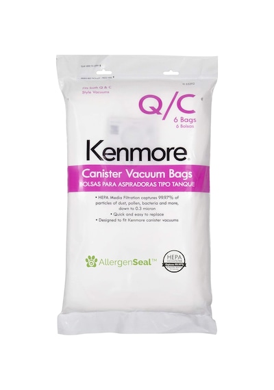 Kenmore 53292 Tip Q Hepa Yedek Toz Torbaları Teneke Kutu Vakum 81214, 81414, 81714, 21814, Bc2005, Bc3005, 81615, Bc7005, 6 Adet 1'li Paket Kenmore 53292 Tip Q Hepa Yedek Toz Torbaları Teneke Kutu Vakum 81214, 81414, 81714, 21814, Bc2005, Bc3005, 81615, Bc7005, 6 Adet 1'li Paket