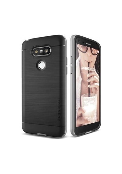 Verus Lg G5 İle Uyumlu High Pro Shield Kılıf Light Silver