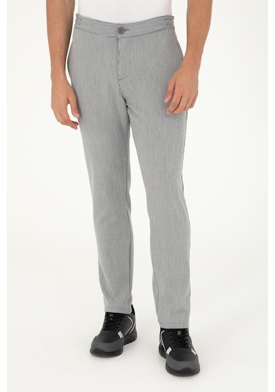 U.s. Polo Assn. Erkek Gri Pantolon Kanvas-chino 50291196-vr024 Gri