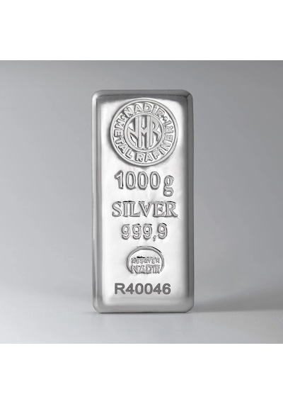 Nadir 1000 Gram Külçe Gümüş