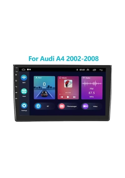 Audi A4 2002-2007 Android 2 GB Ram + 32 GB Rom Carplay Multimedya NavigasyonJAPON SERİ