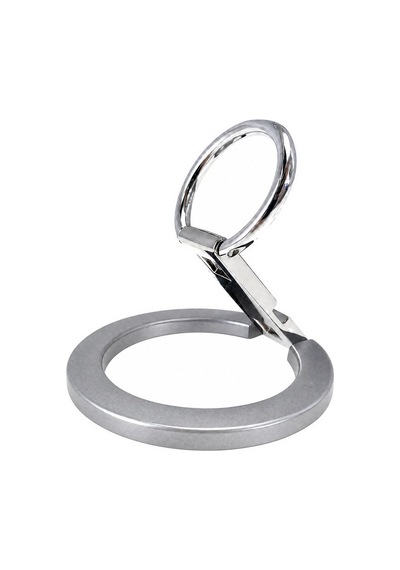 Zore Paris M1 Magnetik Ring Stand Telefon Tutucu Gümüş