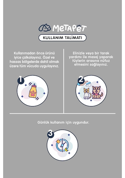 Metapet Nano Series Hijyen Spreyi Kedi ve Köpek Tüm Evcil Hayvanlar İçin Göz Kulak ve Ağız Bakımı Temizleme Solüsyonu