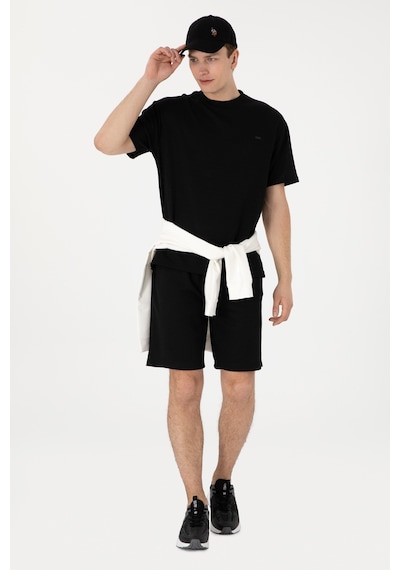 U.S. Polo Assn. Erkek Comfort Fit Bisiklet Yaka Siyah Tişört 50308814-VR046 U.S. Polo Assn. Erkek Comfort Fit Bisiklet Yaka Siyah Tişört 50308814-VR046