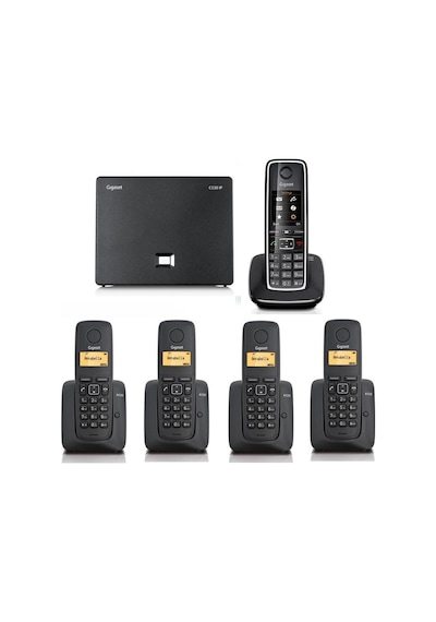 Gigaset C530 IP 5 Dahili Dect Telsiz Kablosuz Telefon Santrali