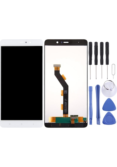 Sayısallaştırıcı İle Xiaomi Mi 5s Plus İçin Tft Lcd Ekran Tam Montaj Beyaz 1 Adet