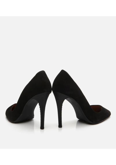 Hotiç Kadın Deri Siyah Stiletto