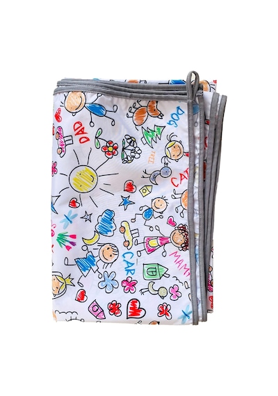 Su Geçirmez Yer/masa Örtüsü, Aktivite, Yemek Ve Oyun İçin, Doğa Dostu Ve Çevreci, Ekoteks Sertifikalı,%100 Polyester, Family, 150x100cm, Dikdörtgen