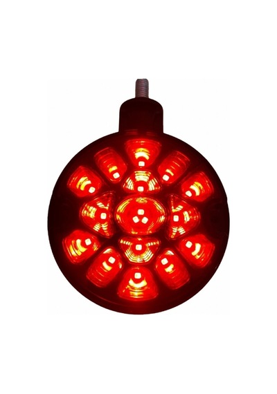 Ahmet Otomotiv 2 Adet 38 Ledli Ayna Altı Küpe Led Lamba Kırmızı-beyaz 12v-24v