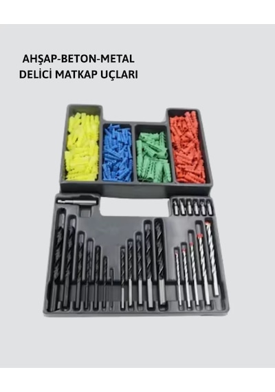 Hepsi Matkap Ucu Seti Organizerli Çok Amaçlı Delme Uçları Yeni Nesil Najmaddin