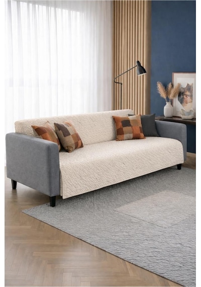 Wellsoft Süngerli Koltuk Örtüsü 170x210 Cm Krem
