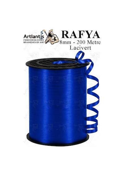 Rafya Şerit Kurdela 1 Adet 8mm 200 Metre Rabant Rafya Renkli Hediye Paketleme İpi Kurdela Balon Bağlama Ponpon Yapma Diğer 09279611
