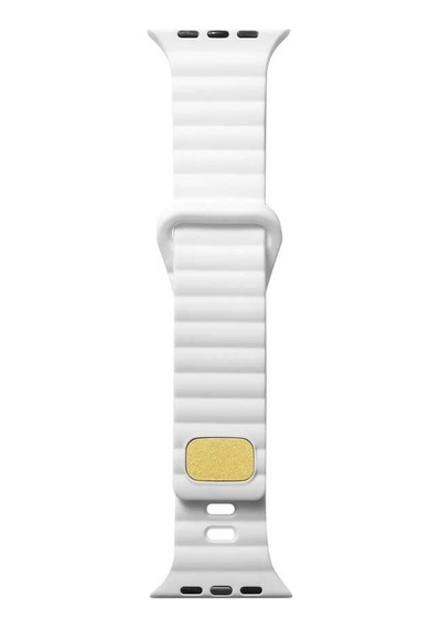 Apple Uyumlu  Watch 10 46mm Redclick Krd-73 Şeritli Ultra Hafif Silikon Kordon