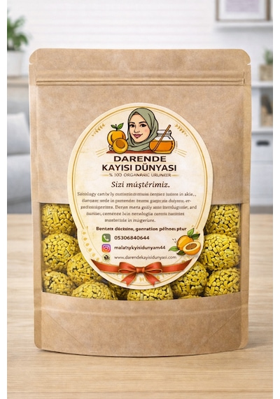 Sarı Kaplamalı Çikolata Truf Topları 500 Gr