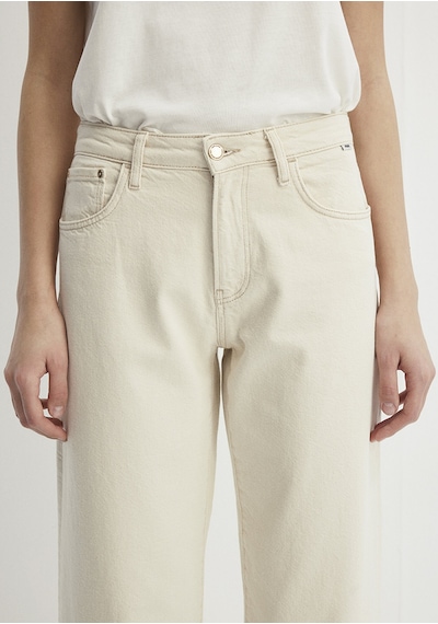 Mavi - Leila Premium Blue Krem Jean Pantolon 1010600-87058 Ekru